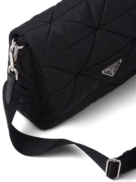 belt bag prada nylon|Prada padded nylon shoulder bag.